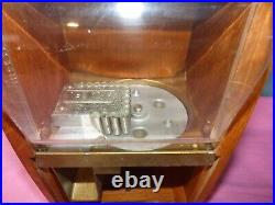 Vintage Victor Baby Grand Penny 1 Cent Vending Gumball Machine Wood