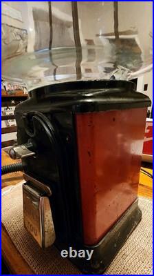 Vintage Victor Original 1c Bubblegum Machine Needs T. L. C TO BE RESTORED WORKS