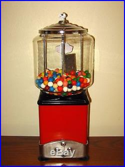 Vintage Victor Topper GAMBLER 1 Cent Gumball Vending Machine
