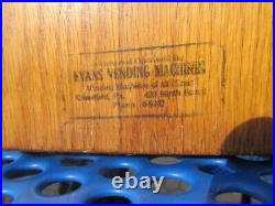 Vintage Victor Vending Baby Grand 5C Gumball Machine Chicago Illinois Wood RARE