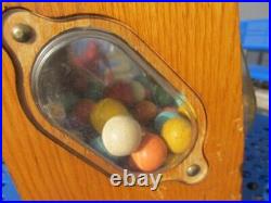 Vintage Victor Vending Baby Grand 5C Gumball Machine Chicago Illinois Wood RARE