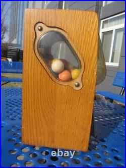 Vintage Victor Vending Baby Grand 5C Gumball Machine Chicago Illinois Wood RARE