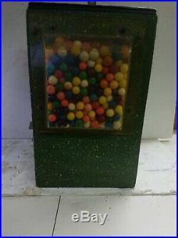 Vintage Victor Vending Co 1 Cent Gumball Baseball Vending Game