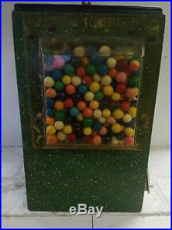 Vintage Victor Vending Co 1 Cent Gumball Baseball Vending Game