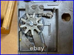 Vintage Victor Vending Super V Gumball Machine Chicago Illinois Wood Enclosure