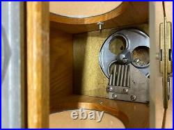 Vintage Victor Vending Super V Gumball Machine Chicago Illinois Wood Enclosure