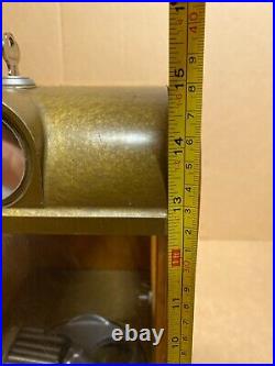 Vintage Victor Vending Super V Gumball Machine Chicago Illinois Wood Enclosure