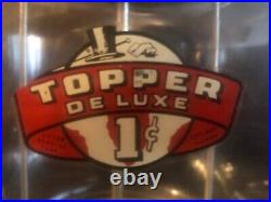 Vintage Victor topper nut candy ball machine/ no key