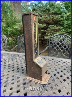 Vintage Walzer Moderne Vendor 1 Cent Candy Bar / Gum Machine