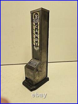 Vintage Walzer Moderne Vendor 1 Cent Candy Bar / Gum Machine