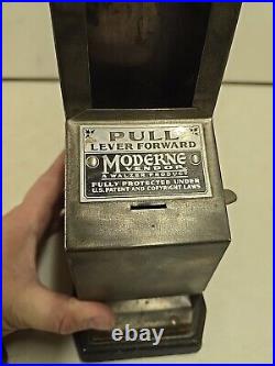 Vintage Walzer Moderne Vendor 1 Cent Candy Bar / Gum Machine