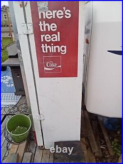 Vintage Westinghouse Coca-Cola Vending Machine WB102 6B-20 Works Needs TLC Freon