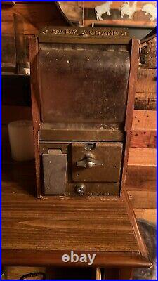 Vintage Wood Baby Grand Penny Candy Machine Victor Vending