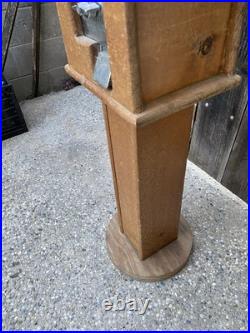 Vintage Wooden Baby Grand Gumball Machine