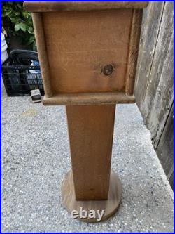 Vintage Wooden Baby Grand Gumball Machine