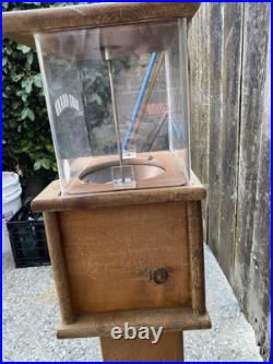 Vintage Wooden Baby Grand Gumball Machine
