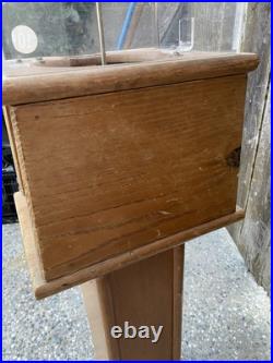 Vintage Wooden Baby Grand Gumball Machine