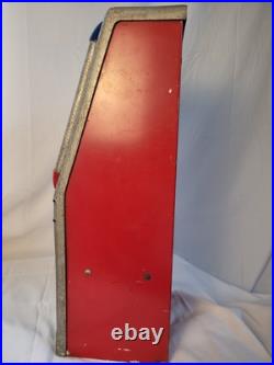 Vintage Working Lawrence Manufacturing Co Gum Penny Vending Machine with Key