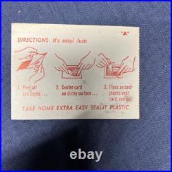 Vintage Working Seal In Plastic 25 Cent Coin Op Counter Top Vending Machine