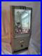 Vintage Working Silver Queen Lawrence Mfg Co Gum Penny Vending Machine with Key