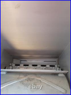 Vintage Working Silver Queen Lawrence Mfg Co Gum Penny Vending Machine with Key