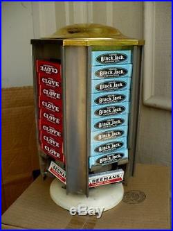 Vintage Wrigleys Package Gum Display Dispenser Vending Machine