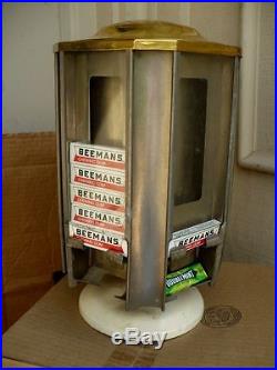 Vintage Wrigleys Package Gum Display Dispenser Vending Machine
