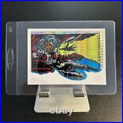 Vintage X-Men Marvel Storm 1994 Vending Machine Die Cut Sticker Prism Holo RARE