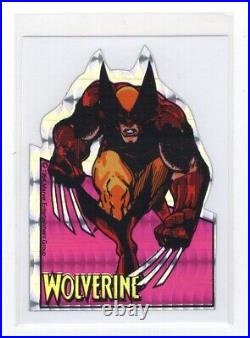 Vintage X-Men Marvel Wolverine 1994 Vending Machine Die Cut Sticker Prism Holo