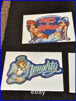 Vintage Y2K Girls Vending Machine Stickers Lot Collectibles Bulk