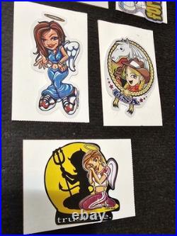 Vintage Y2K Girls Vending Machine Stickers Lot Collectibles Bulk