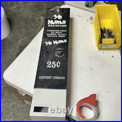 Vintage Yo Mama Prevent Disease Novelty Condom Vending Machine Wall Hang