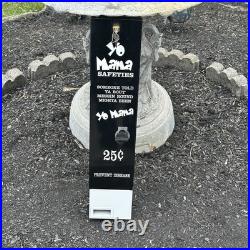 Vintage Yo Mama Prevent Disease Novelty Condom Vending Machine Wall Hang