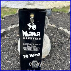 Vintage Yo Mama Prevent Disease Novelty Condom Vending Machine Wall Hang