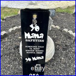 Vintage Yo Mama Prevent Disease Novelty Condom Vending Machine Wall Hang