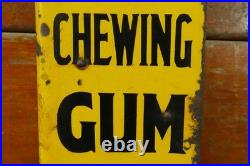 Vintage Zeno Chewing Gum 1 Cent Vending Porcelain Coin Operated Machine Front