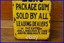 Vintage Zeno Chewing Gum 1 Cent Vending Porcelain Coin Operated Machine Front