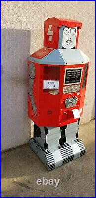 Vintage Zord Robot Toy Prize Vending Machine Trade Stimulator bubble gum gumball