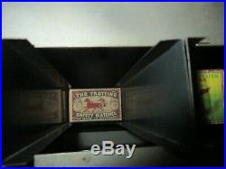 Vintage-antique Kelley Mfg. Co. One Cent. Match Vender, Coin Op, Vending Machine