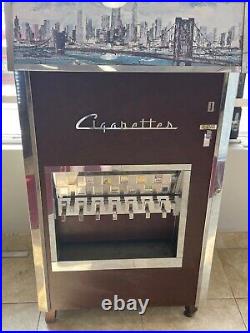Vintage cigarette machine vending machine