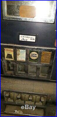 Vintage cigarette vending machine