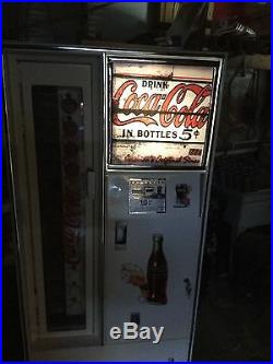 Vintage coke cavalier vendo mancave restored soda machine bottles 10 cents