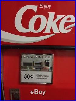 Vintage coke vending machine. A must have for collectors