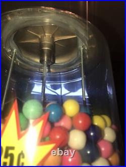 Vintage gumball machine 25 CENTS