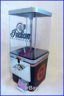 Vintage gumball machine INDIAN MOTORCYCLE candy machine nuts dispenser