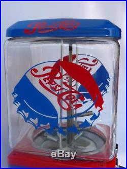 Vintage gumball machine Pepsi cola vintage Northwestern glass globe