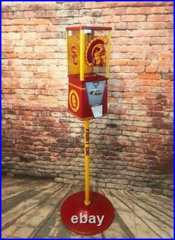 Vintage gumball machine USC Trojans man cave gift game room bar accessories