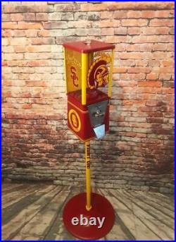 Vintage gumball machine USC Trojans man cave gift game room bar accessories