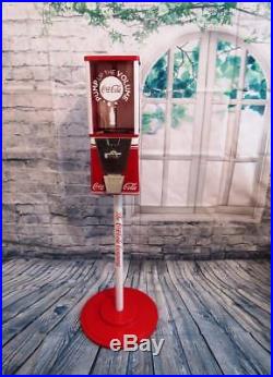 Vintage gumball machine coin op Coca cola Coke memorabilia bar Christmas gift