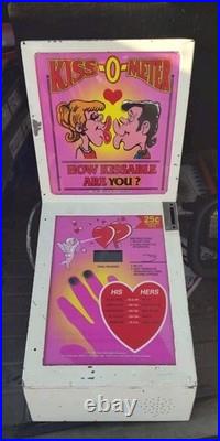 Vintage kiss O Meter Vending Machine